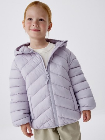 базовая ультралегкая стеганая куртка для девочек - детская одежда, обувь и аксессуары