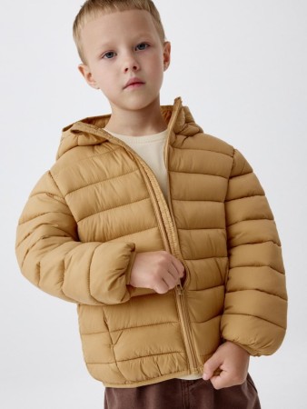 базовая ультралегкая стеганая куртка для мальчиков - куртки и пуховики с прорезями 