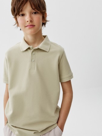 базовое поло с коротким рукавом для мальчиков фотография