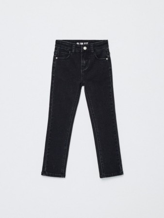 базовые джинсы slim fit для девочек - детские джинсы и брюки из денима 