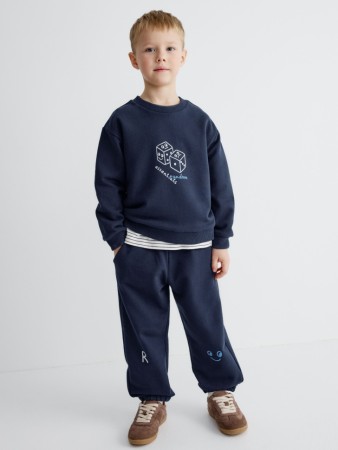 базовые джоггеры для мальчиков - джоггеры из футера 