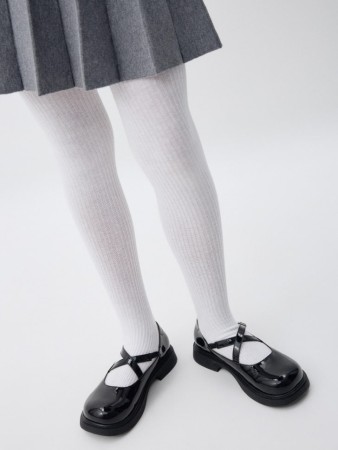 базовые колготки в рубчик для девочек фотография