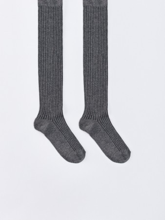 базовые колготки в рубчик для девочек - колготки