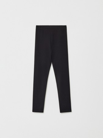базовые леггинсы для девочек - детская одежда, обувь и аксессуары черная 