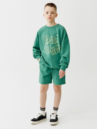 базовые шорты для мальчиков - детские шорты из футера 