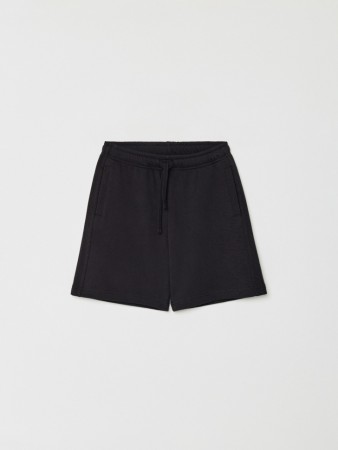 базовые трикотажные шорты для мальчиков - детская одежда, обувь и аксессуары черная 