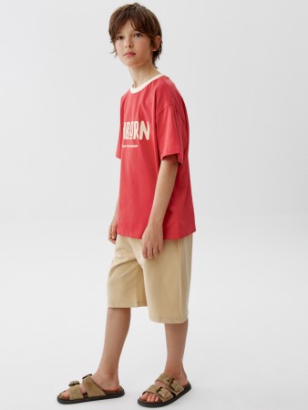 базовые удлиненные шорты для мальчиков - детская одежда российская 