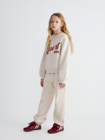 базовые утепленные джоггеры детские - джоггеры из футера 