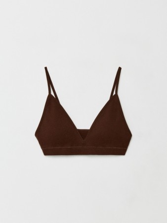 базовый бюстгальтер-топ в рубчик фотография