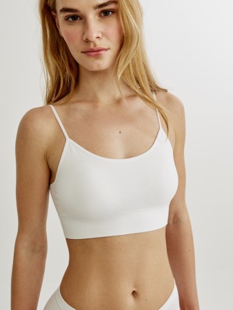 базовый бюстгальтер-топ - женская одежда, обувь и аксессуары с вырезом на спине 