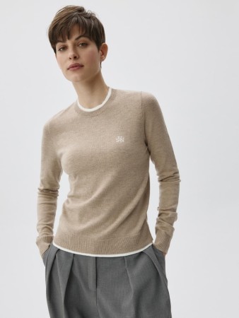 базовый джемпер с содержанием шерсти - джемперы, свитеры и кардиганы прилегающие 