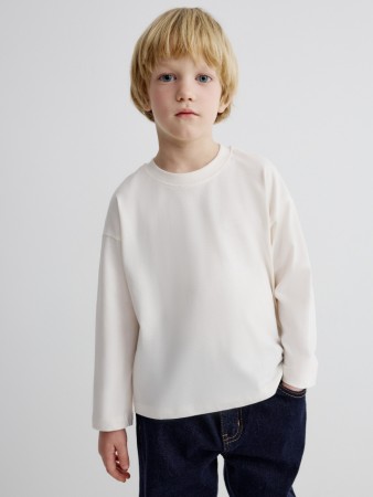 базовый лонгслив оверсайз детский - детские лонгсливы для мальчиков 