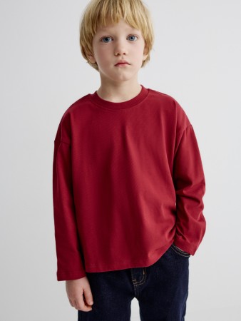 базовый лонгслив оверсайз детский фотография