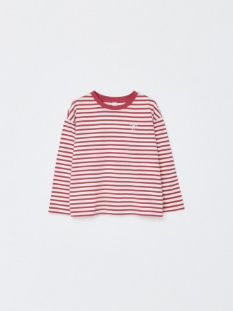 базовый лонгслив в полоску для девочек - детская одежда, обувь и аксессуары для всех возрастов