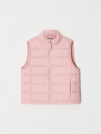базовый стеганый жилет для девочек - детские жилеты для девочек 