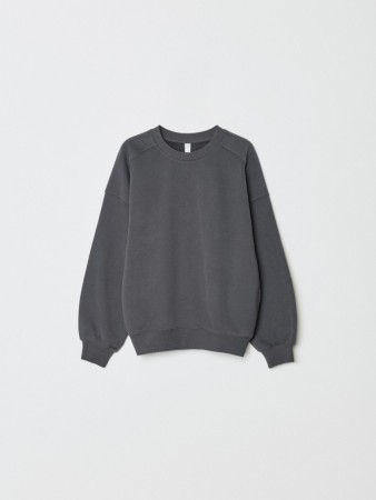 базовый свитшот оверсайз детский - детская одежда, обувь и аксессуары бархатная 