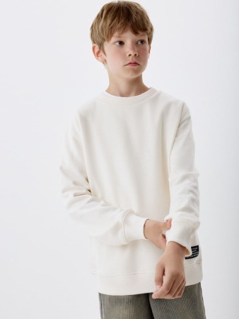 базовый свитшот оверсайз детский - толстовки и свитшоты для школы 