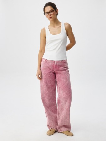 базовый топ amy в рубчик - женская одежда в рубчик 