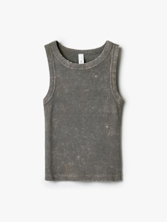 базовый топ с эффектом стирки для девочек - детские топы и майки