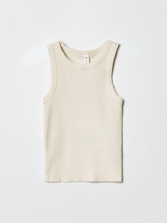 базовый топ с эффектом стирки для девочек - детские топы и майки