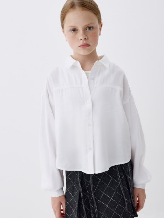 блузка из вискозы для девочек фотография