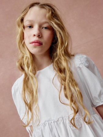 блузка с баской для девочек - детские блузы и рубашки