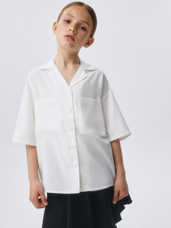 блузка с коротким рукавом для девочек фотография