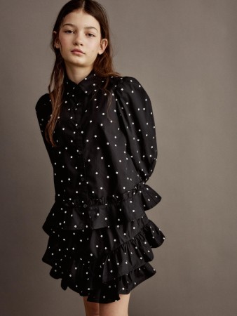 блузка с пышными рукавами для девочек фотография