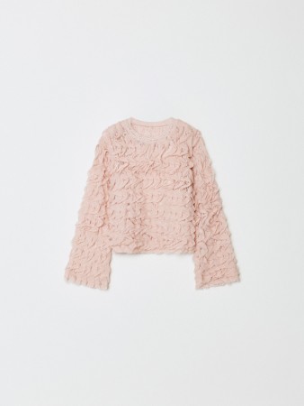 блузка с воланами для девочек - детская одежда