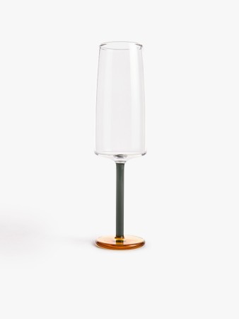 бокал из стекла с цветной ножкой - бокалы, стаканы и кувшины