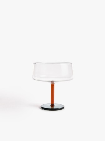 бокал из стекла с цветной ножкой - бокалы, стаканы и кувшины