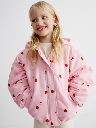 бомбер оверсайз для девочек с принтом  x смешарики - детские бомберы