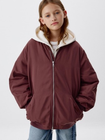 бомбер оверсайз для девочек - детская одежда, обувь и аксессуары синтепоновая 