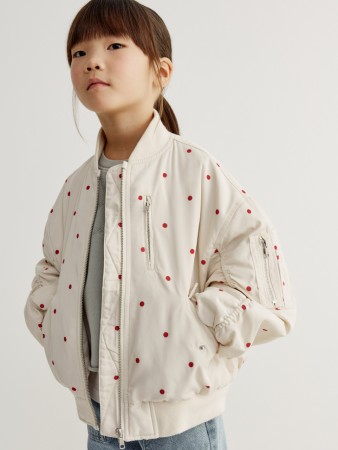 бомбер оверсайз для девочек - куртки