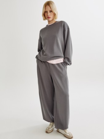 брюки-аладдины из интерлока фотография