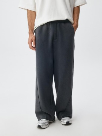 брюки baggy fit из коллекции sela х vasilinciaga - мужские брюки хлопковые 