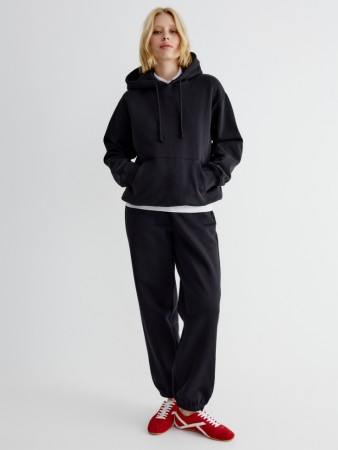 брюки-джоггеры из футера - джинсы и брюки из футера 