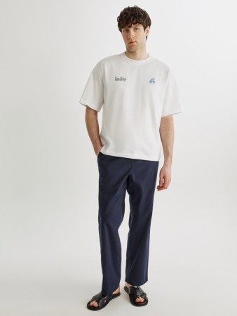 брюки из хлопка на резинке - мужская одежда, обувь и аксессуары sela 