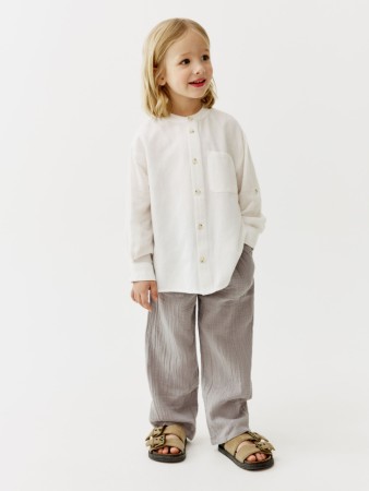 брюки из муслина для мальчиков - детская одежда эластичная 