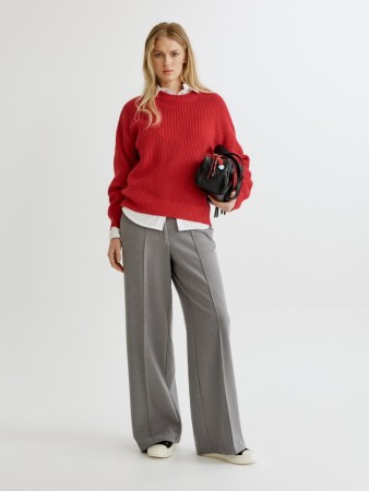 брюки из теплой костюмной ткани - женские джинсы и брюки со стрелками 