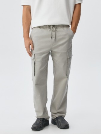 брюки карго из смесового хлопка фотография