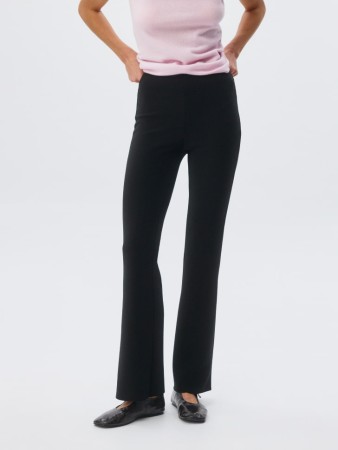 брюки клеш из трикотажа - женские брюки для взрослых 