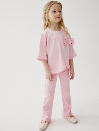 брюки клеш с баской для девочек фотография