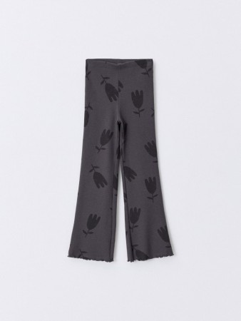 брюки клеш с принтом для девочек фотография