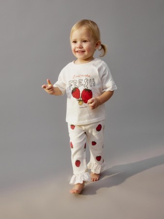 брюки с оборками для малышей - джинсы и брюки для малышей