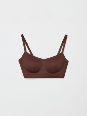 бюстгальтер из бархатистой микрофибры - женская одежда из микрофибры 