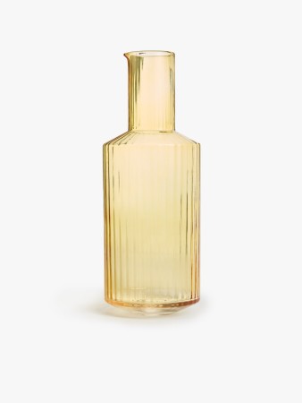 декантер для вина из стекла с рельефным узором - товары для дома