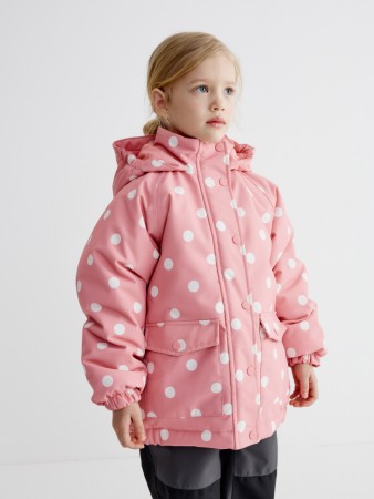 демисезонная куртка из технологичной мембранной ткани drytex® для девочек фотография