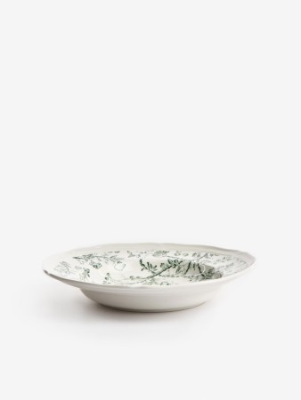 десертная тарелка из фарфора с цветочным узором - товары для дома фарфоровые 