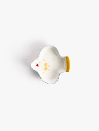 детская десертная тарелка из фаянса с рисунком - товары для сервировки стола